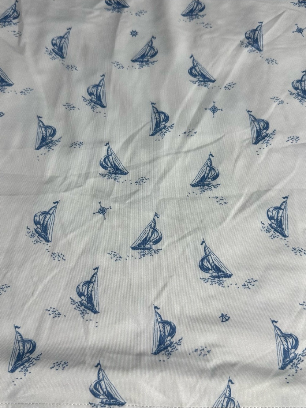Polo Ralph Lauren Classic Fit Performance Polo Shirt XL white blue sailboat - Picture 13 of 14